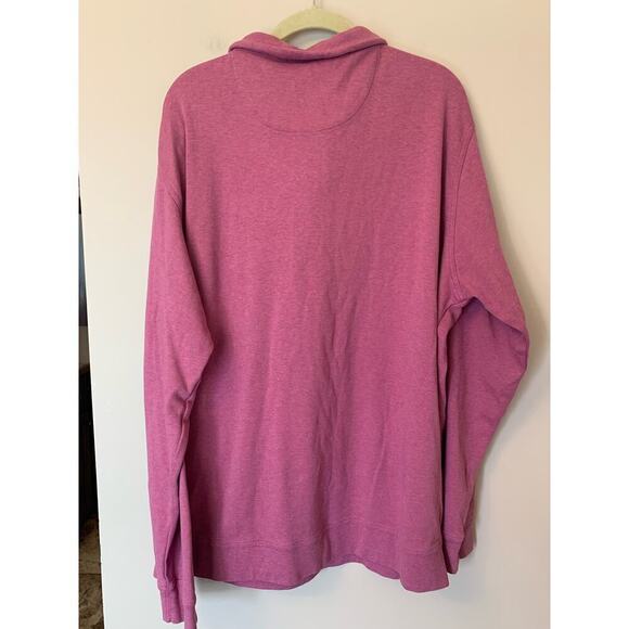 Peter Millar 1/4 Zip Pullover Pink Purple Long Sleeve Golf XXL - Picture 2 of 5
